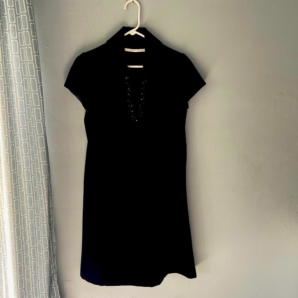 Susana Monaco wool embellished dress EUC